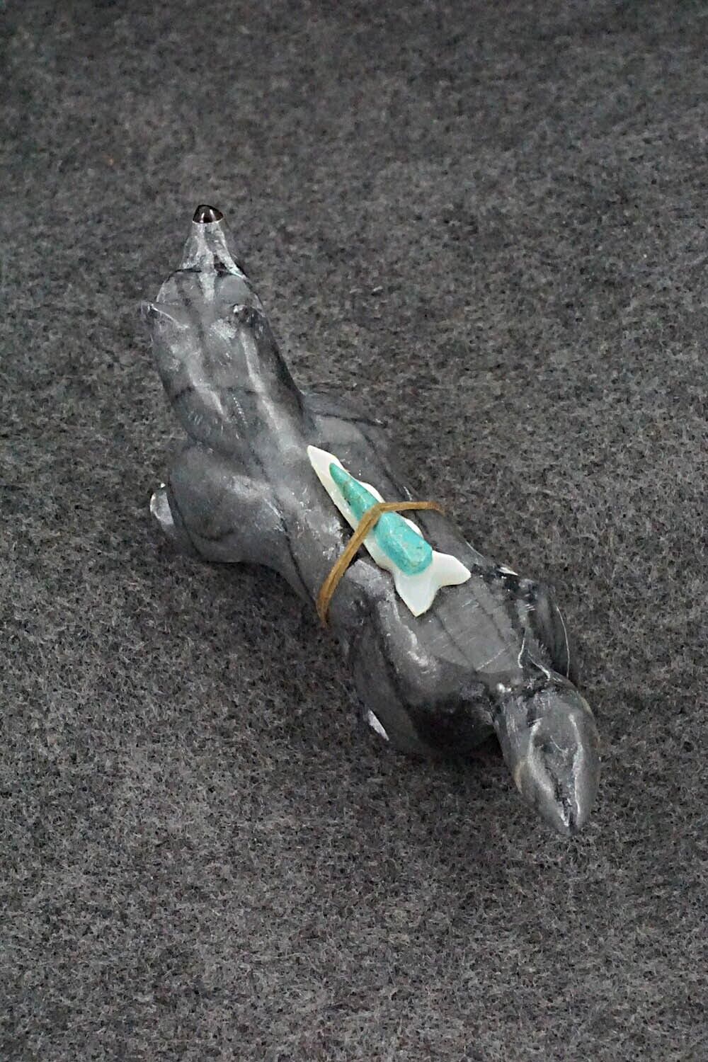 Wolf Zuni Fetish Carving - Freddie Leekya