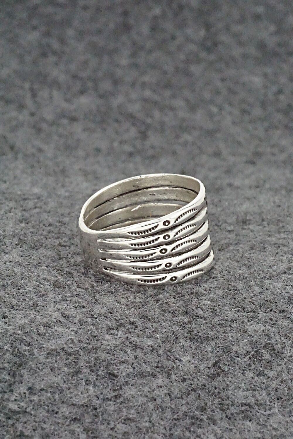Sterling Silver Ring - Raymond Coriz - Size 8.5