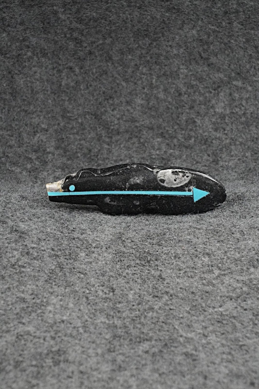 Bear Zuni Fetish Carving - Bernard Laiwakete