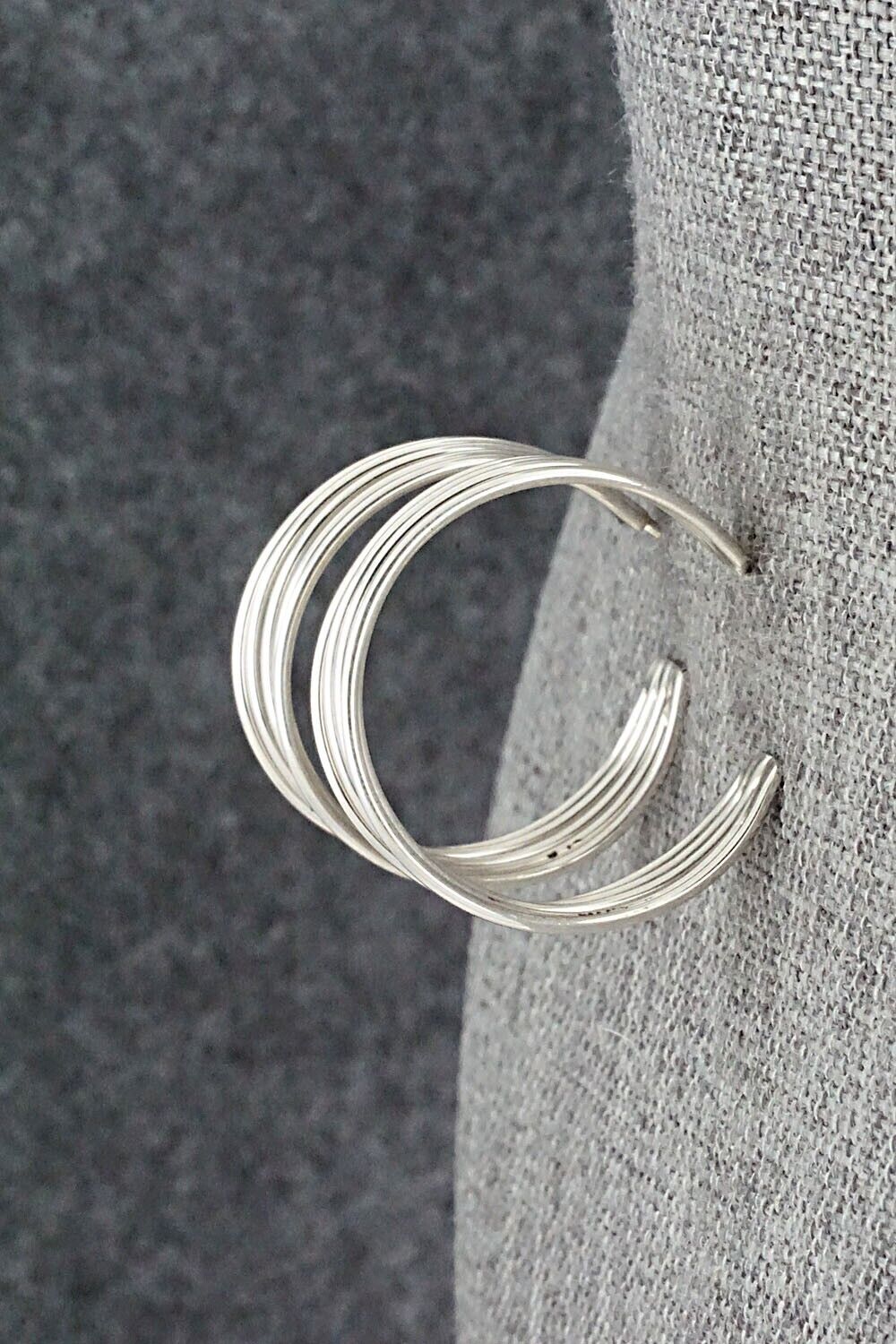 Sterling Silver Hoop Earrings - Janet Smith