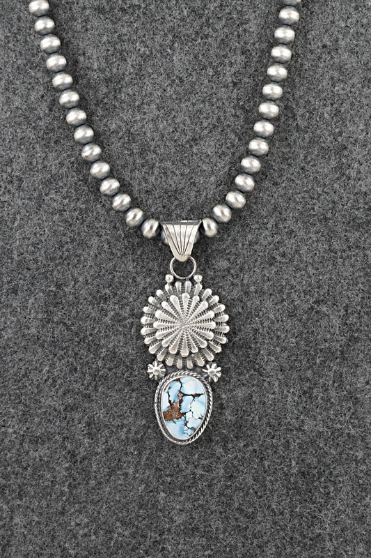 Turquoise & Sterling Silver Necklace - Sharon McCarthy
