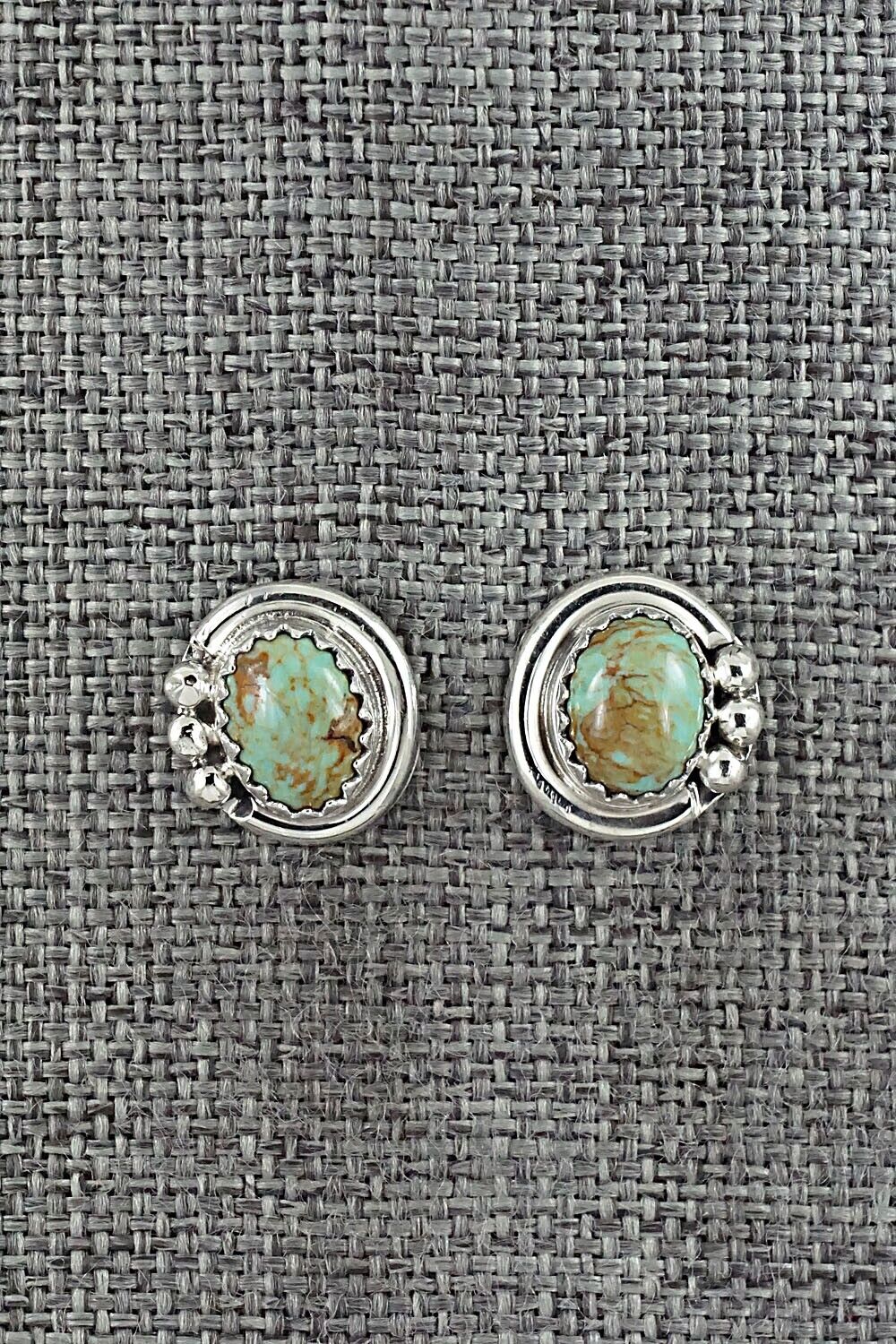 Turquoise & Sterling Silver Earrings - Rita Largo