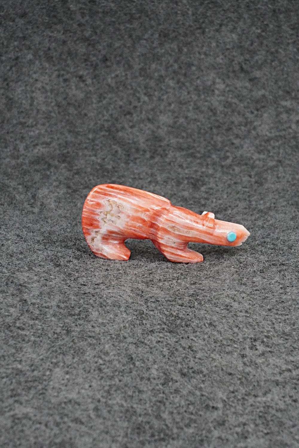 Mountain Lion Zuni Fetish Carving - Ronnie Lunasee
