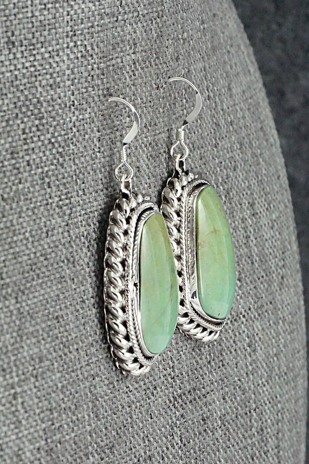 Turquoise & Sterling Silver Earrings - Sharon McCarthy