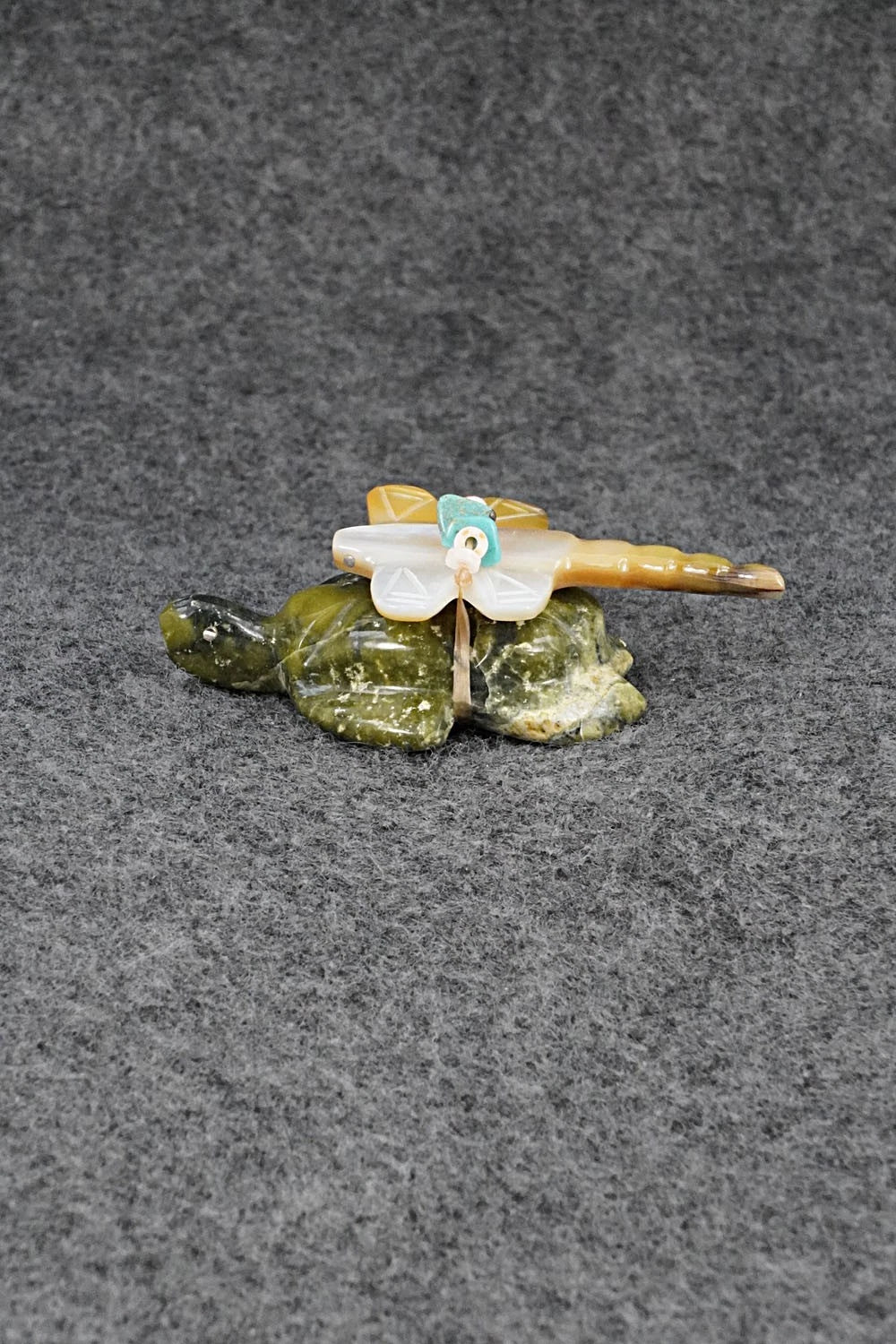 Turtle Zuni Fetish Carving - Daisy Rose Leonard