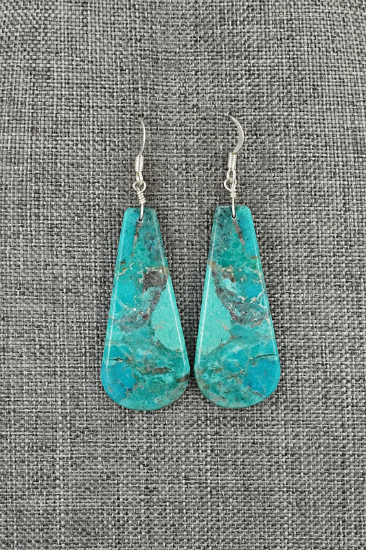 Turquoise & Sterling Silver Earrings - Tammy Nolcot