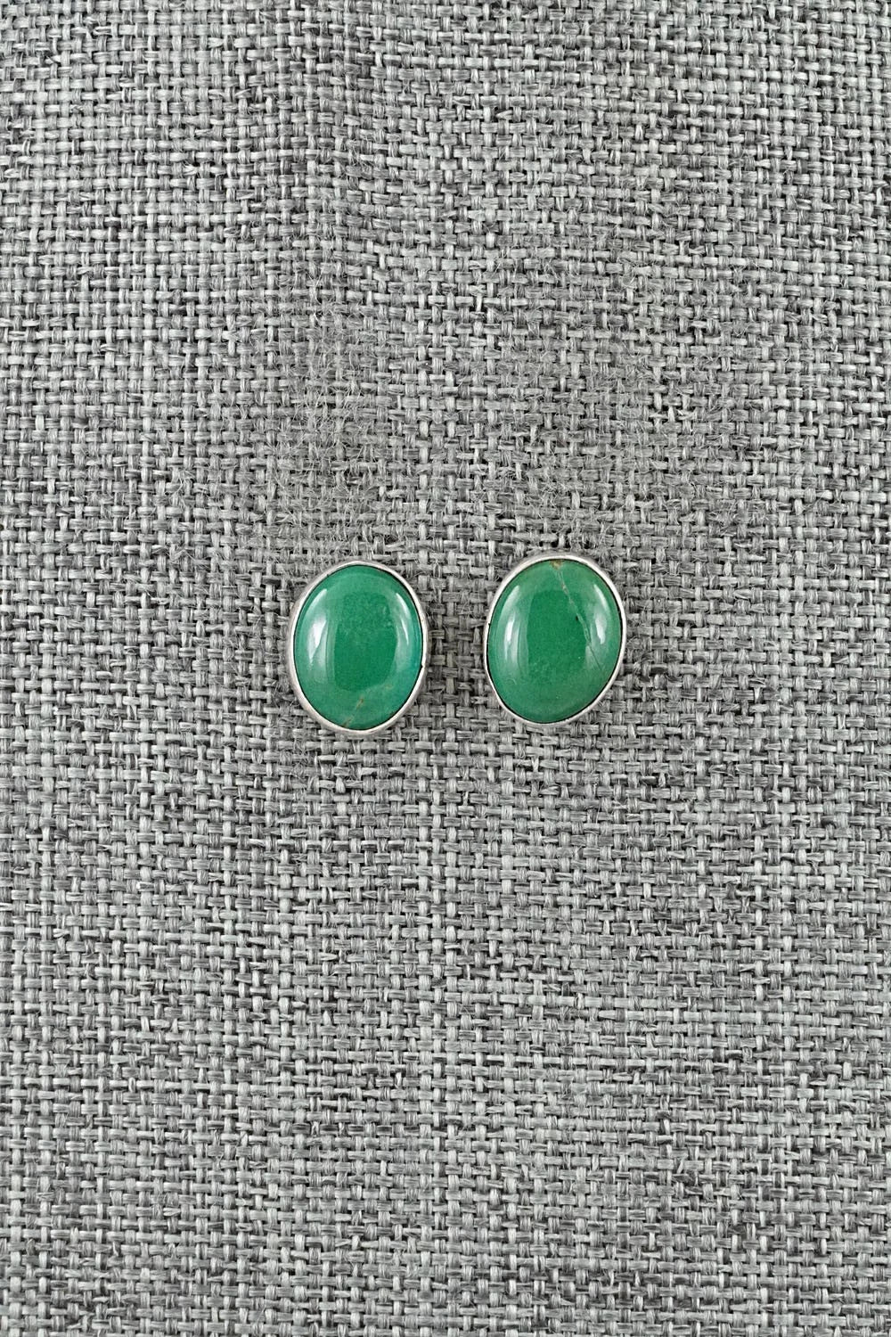 Turquoise & Sterling Silver Earrings - Rosemary Saunders