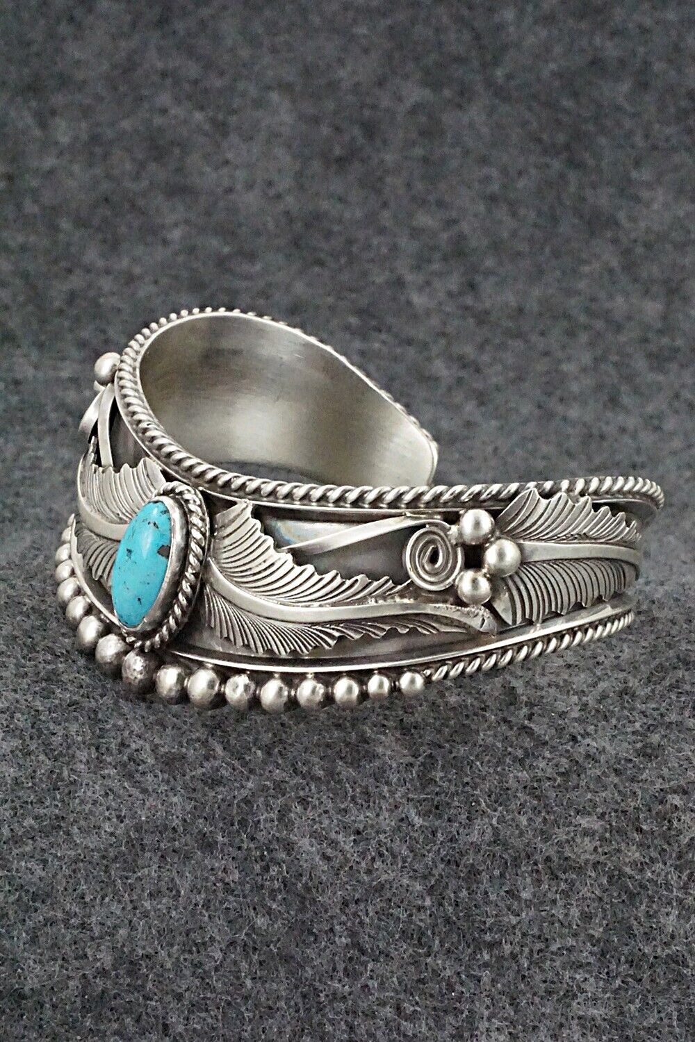Turquoise & Sterling Silver Bracelet - Tom Lewis