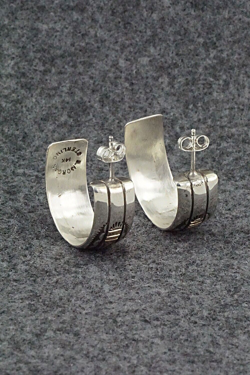 Sterling Silver & Gold Fill Hoop Earrings - Bruce Morgan