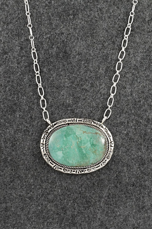 Turquoise & Sterling Silver Necklace - Dorothy Lee