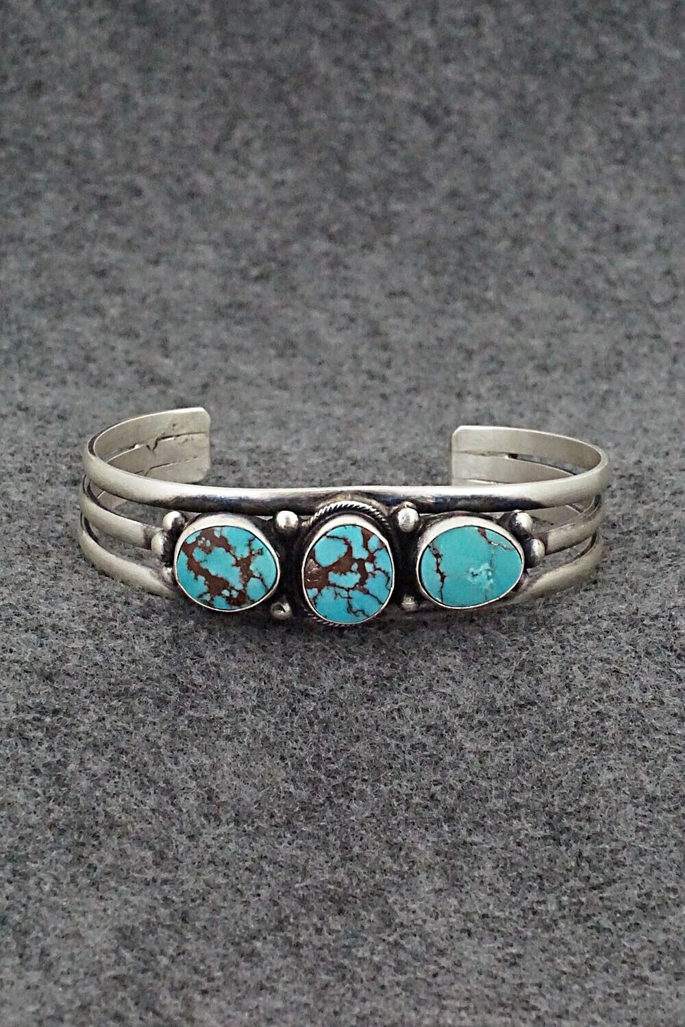 Turquoise & Sterling Silver Bracelet - Darrin Livingston