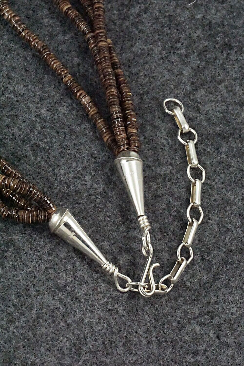 Multi Stone and Sterling Silver Necklace - Helen Tsosie
