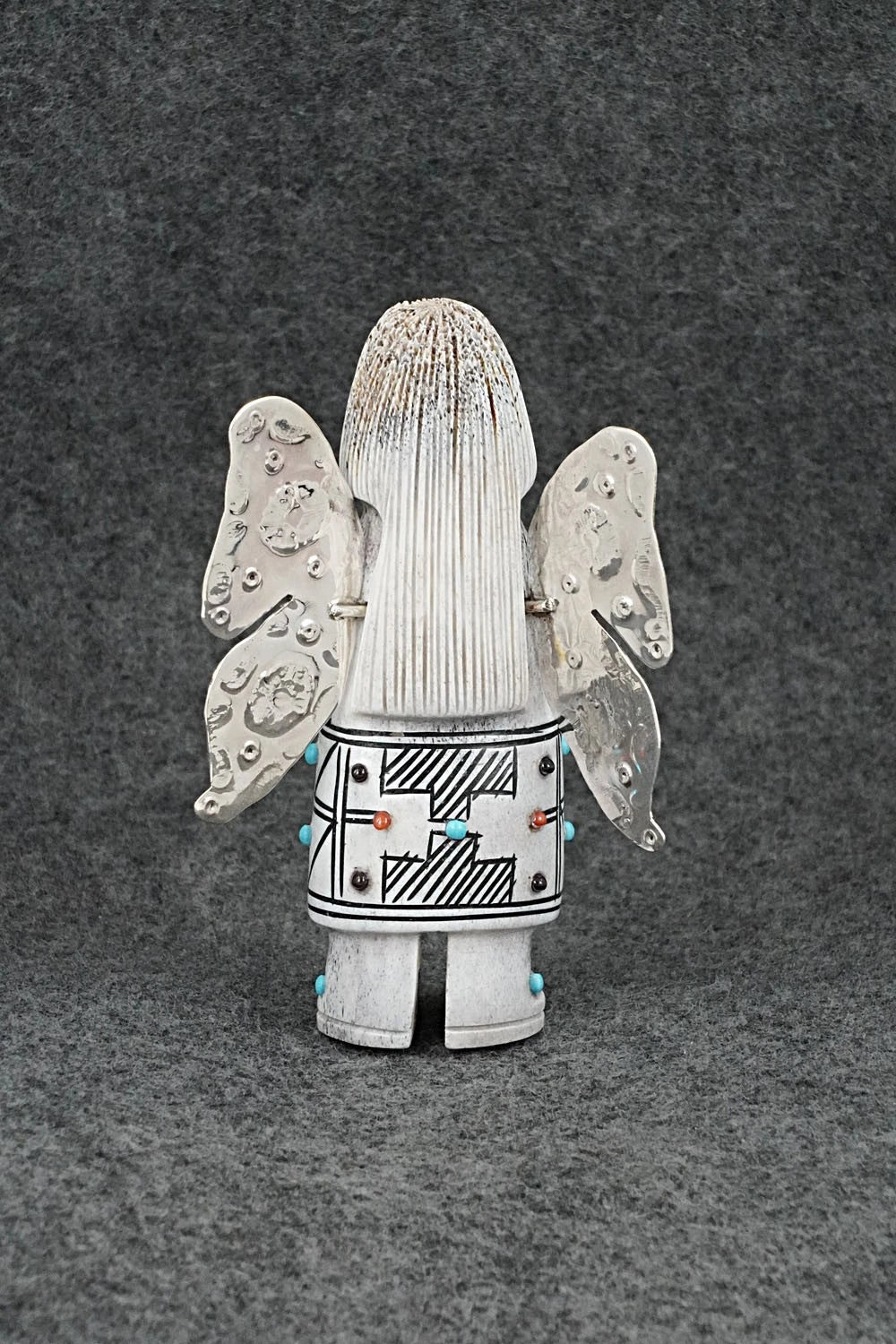 Butterfly Maiden Zuni Fetish Carving - Claudia Peina