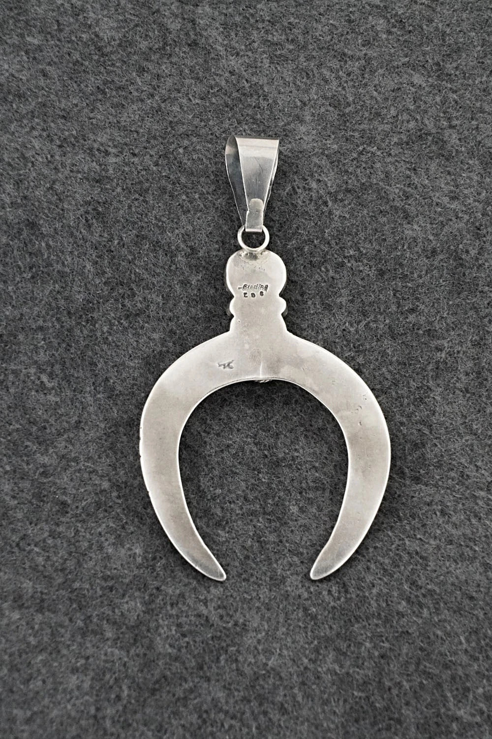 Turquoise & Sterling Silver Pendant - Eugene Gruber