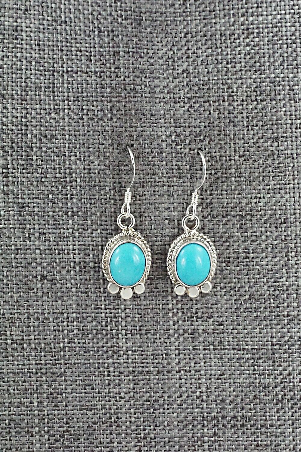 Turquoise and Sterling Silver Earrings - Sharon McCarthy