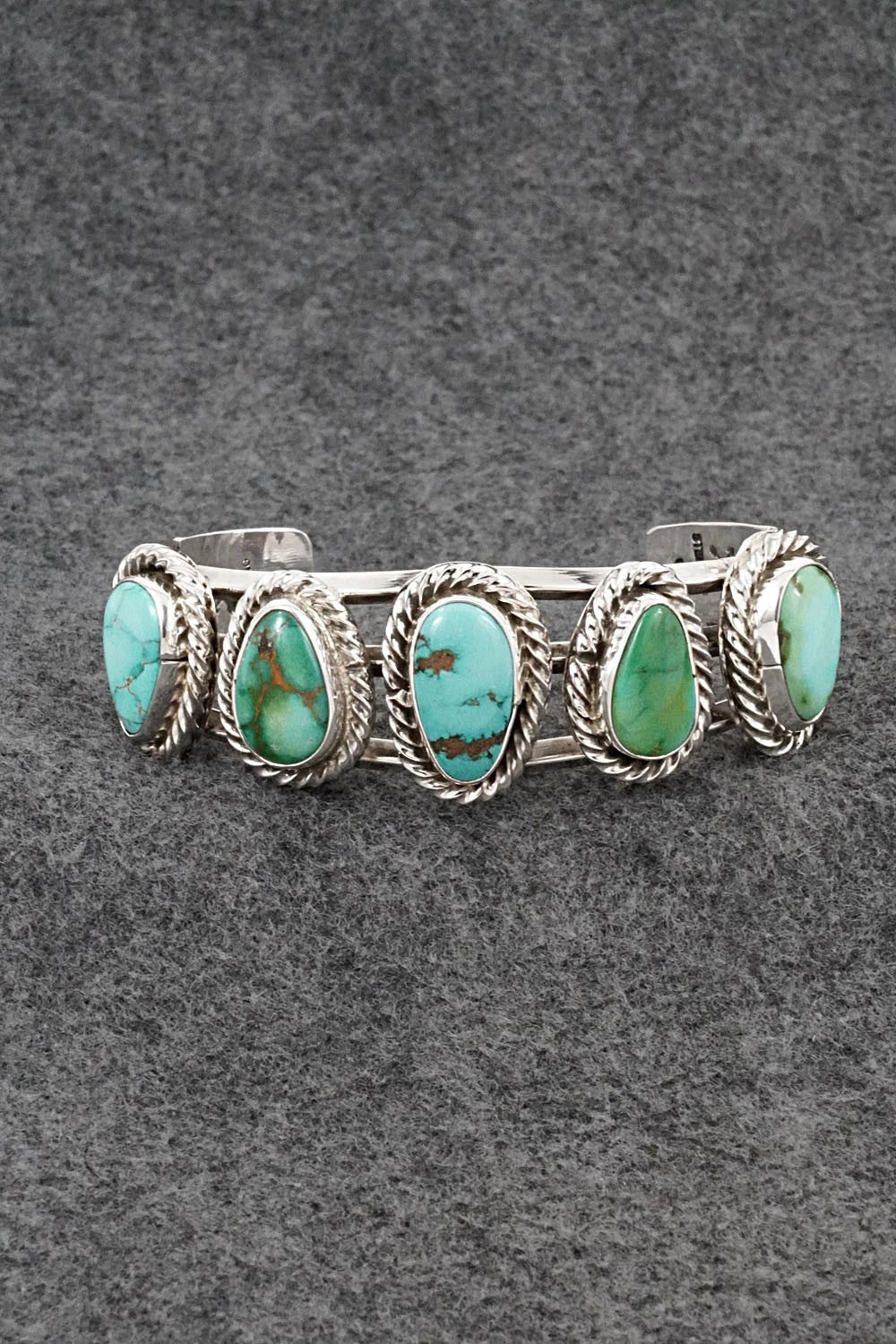 Turquoise & Sterling Silver Bracelet - Melvin Jones