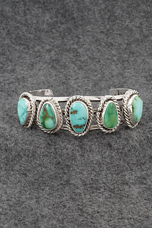 Turquoise & Sterling Silver Bracelet - Melvin Jones