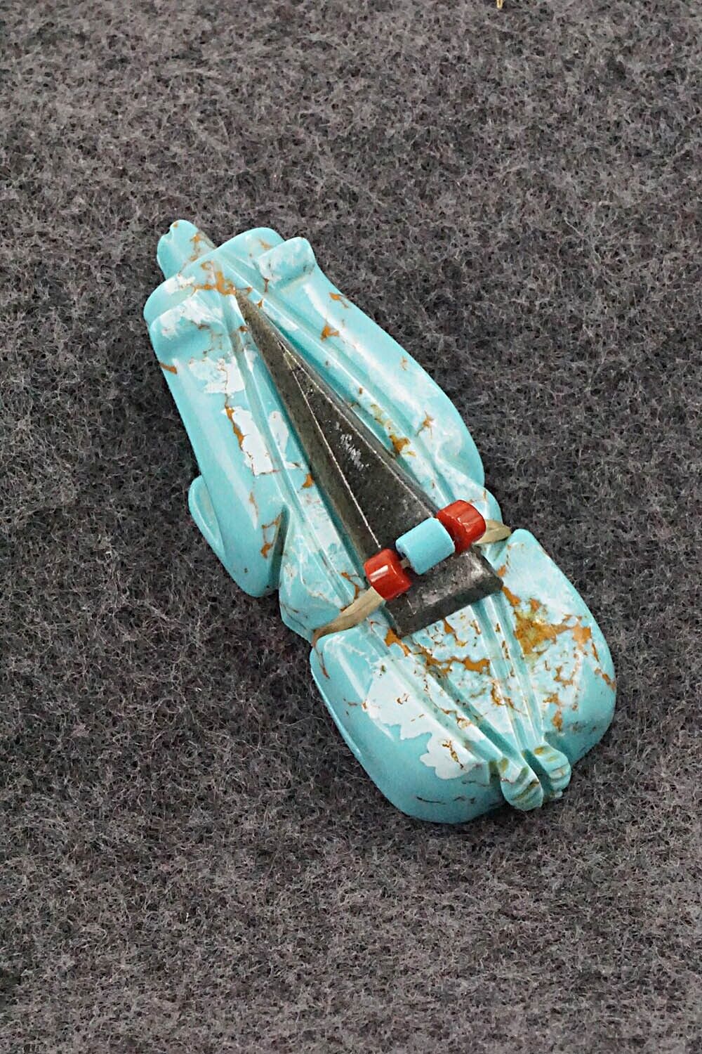Badger Zuni Fetish Carving - Alex Tsethlikai