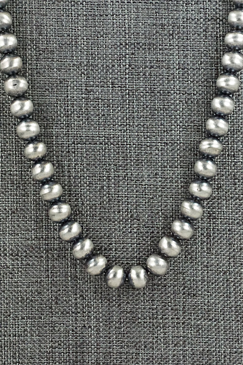 Sterling Silver Navajo Pearl Necklace 30" - Bryannen Halwood
