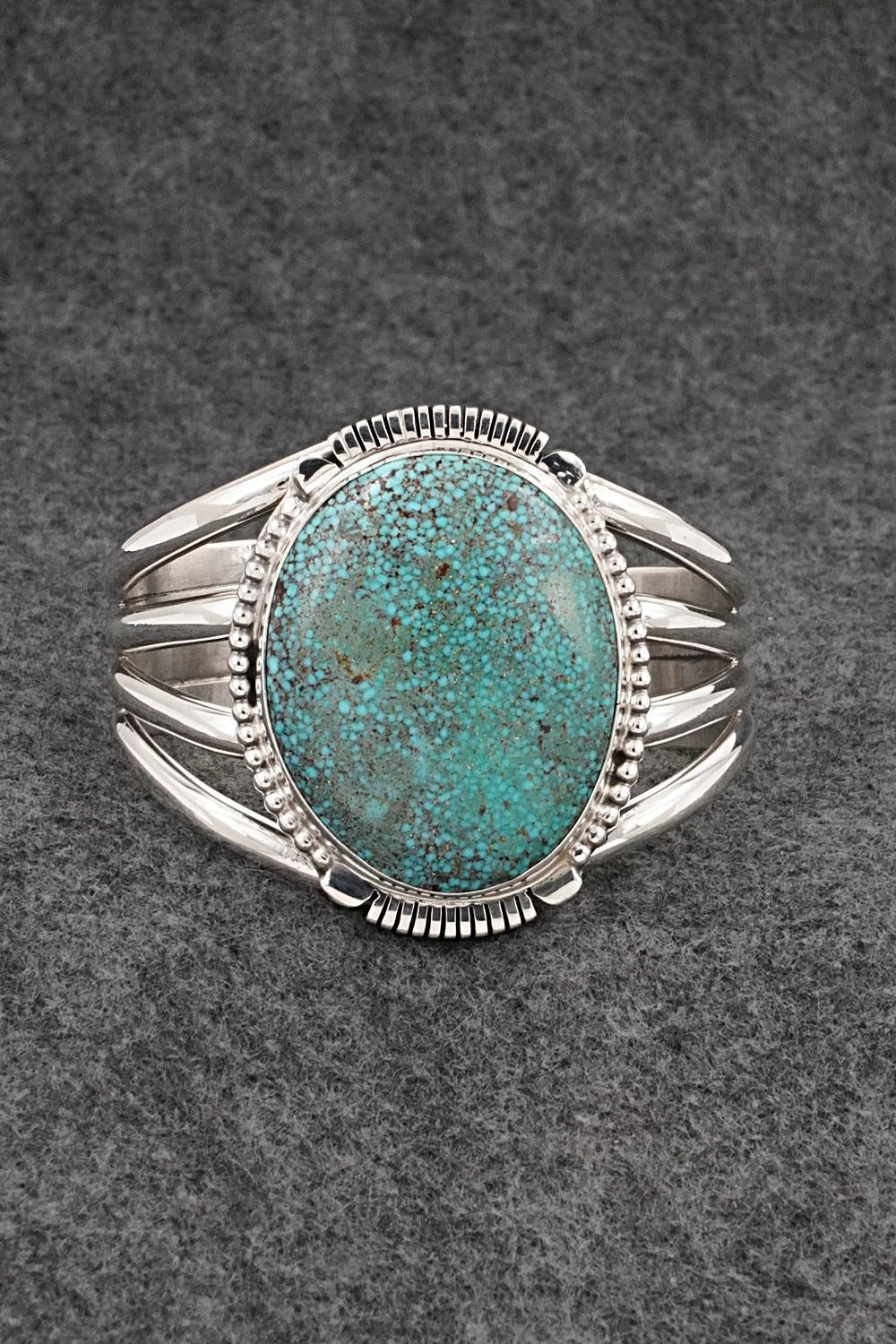 Turquoise & Sterling Silver Bracelet - Thomas Yazzie