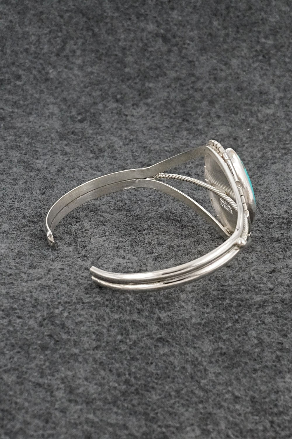 Turquoise & Sterling Silver Bracelet - Peggy Skeets