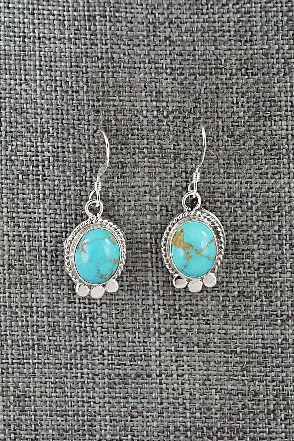 Turquoise and Sterling Silver Earrings - Sharon McCarthy