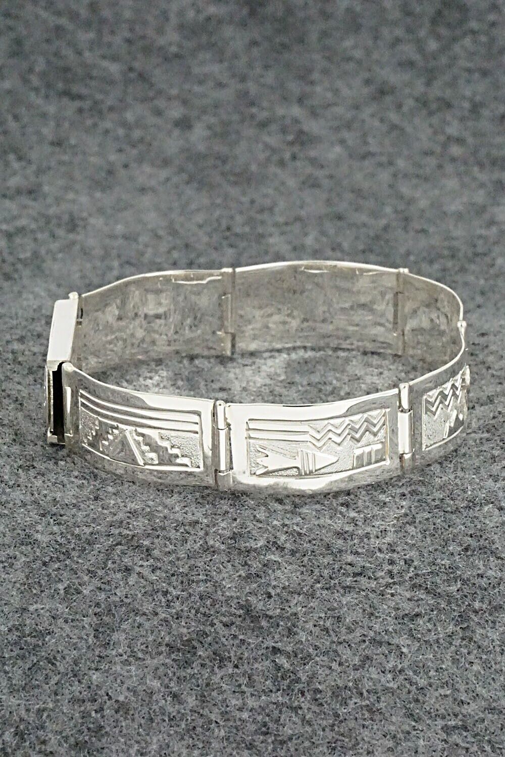 Sterling Silver Link Bracelet - Alanzo Mariano