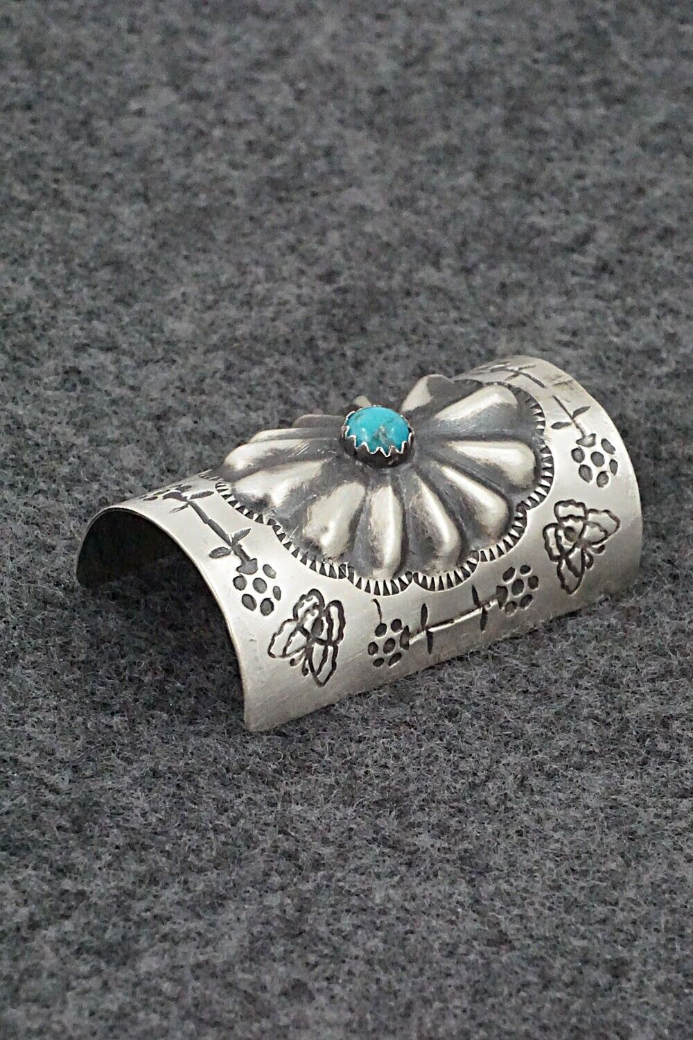 Turquoise & Sterling Silver Hair Pin - Arlene Soce