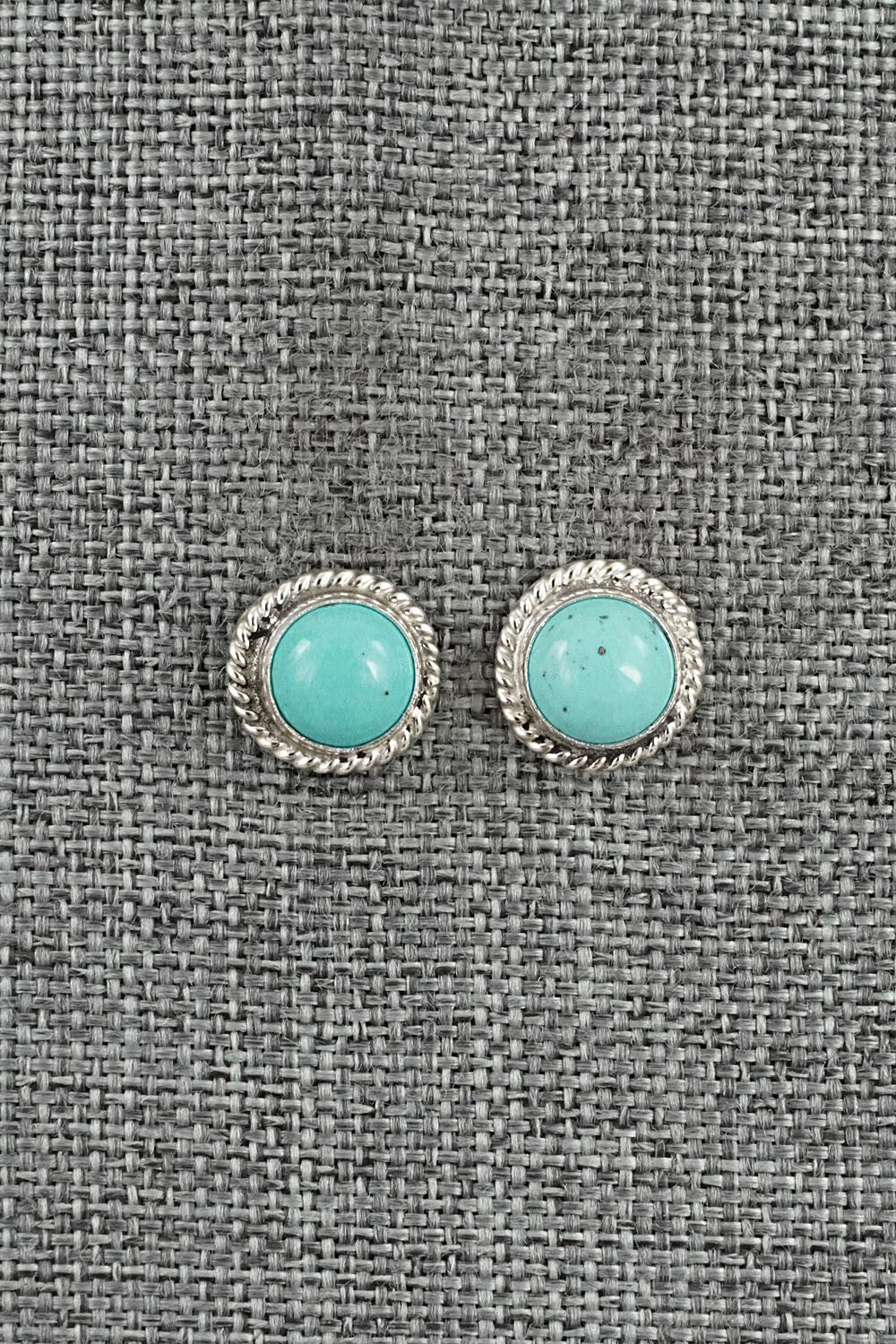 Turquoise & Sterling Silver Earrings - Byron Begay