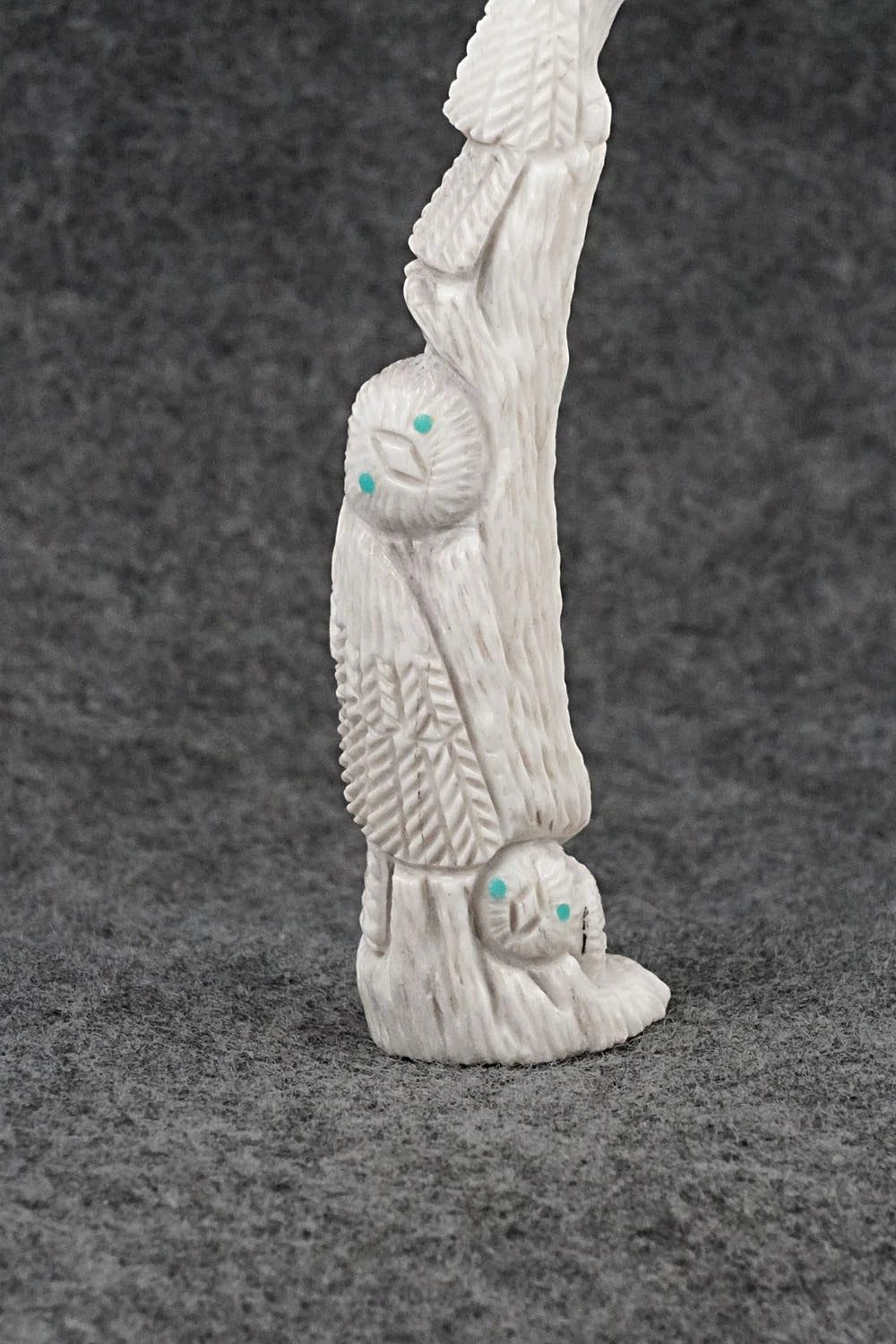 Owls Zuni Fetish Carving - Destry Siutza