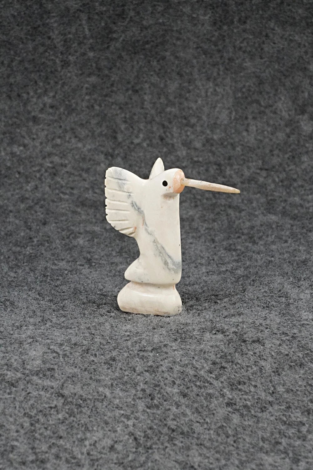 Hummingbird Zuni Fetish Carving - Justin Red Elk