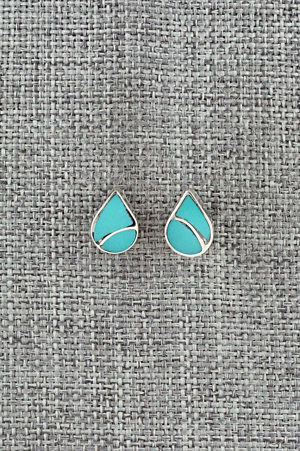 Turquoise & Sterling Silver Earrings - Lynelle Johnson