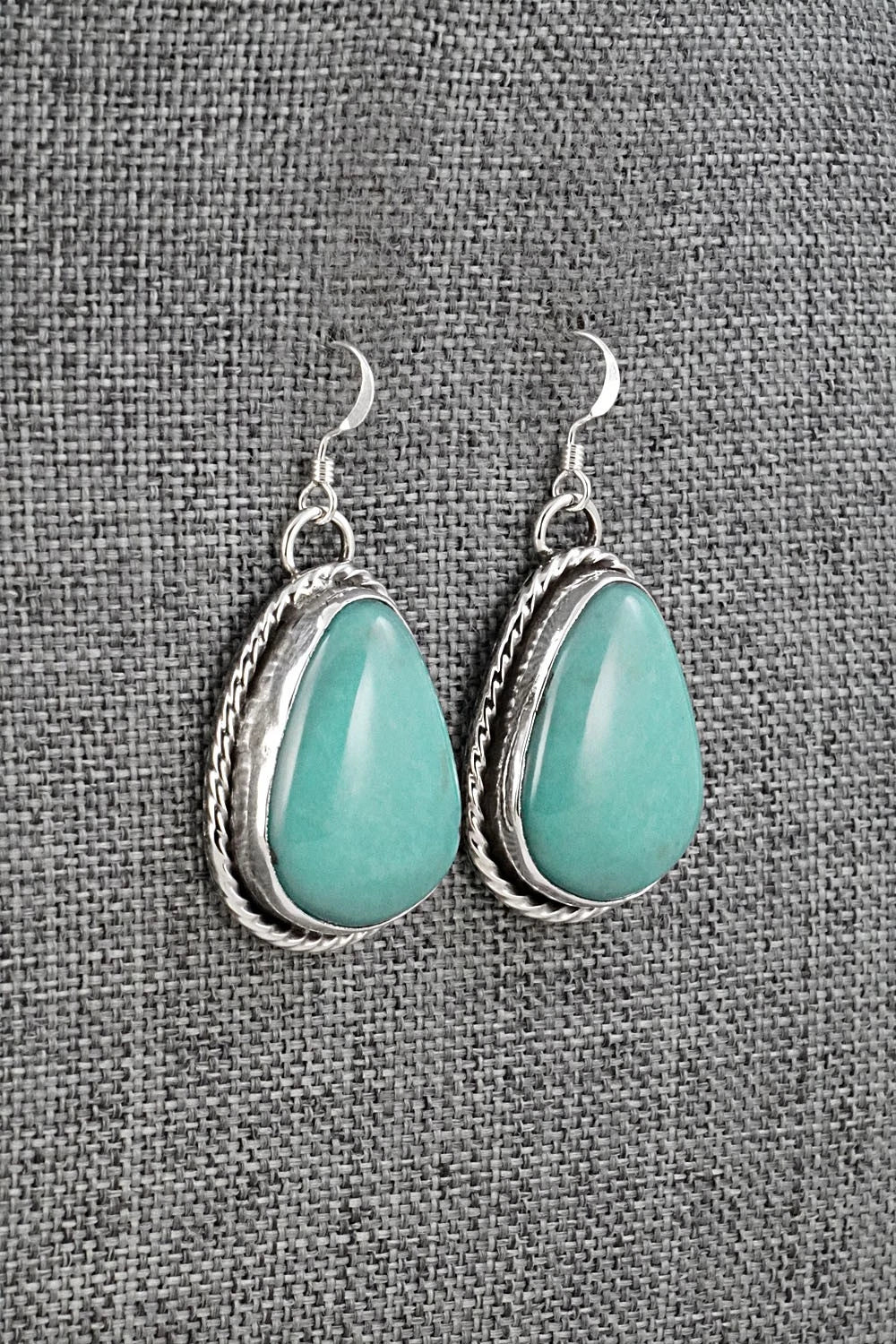 Turquoise & Sterling Silver Earrings - Danny Henio