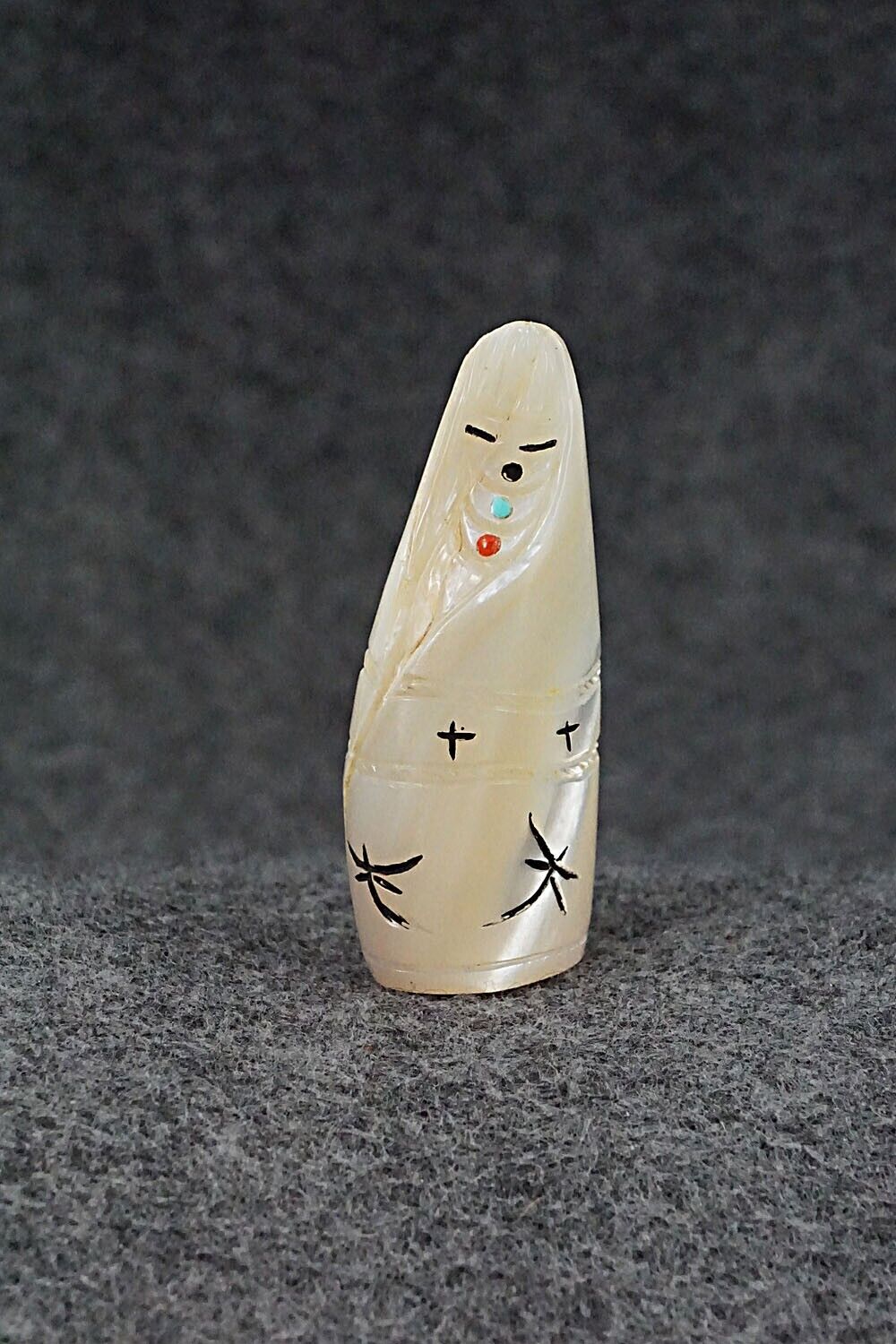 Corn Maiden Zuni Fetish Carving - Sandra Quandelacy