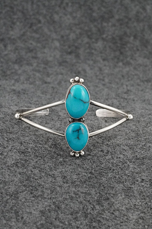 Turquoise & Sterling Silver Bracelet - Rena Begay