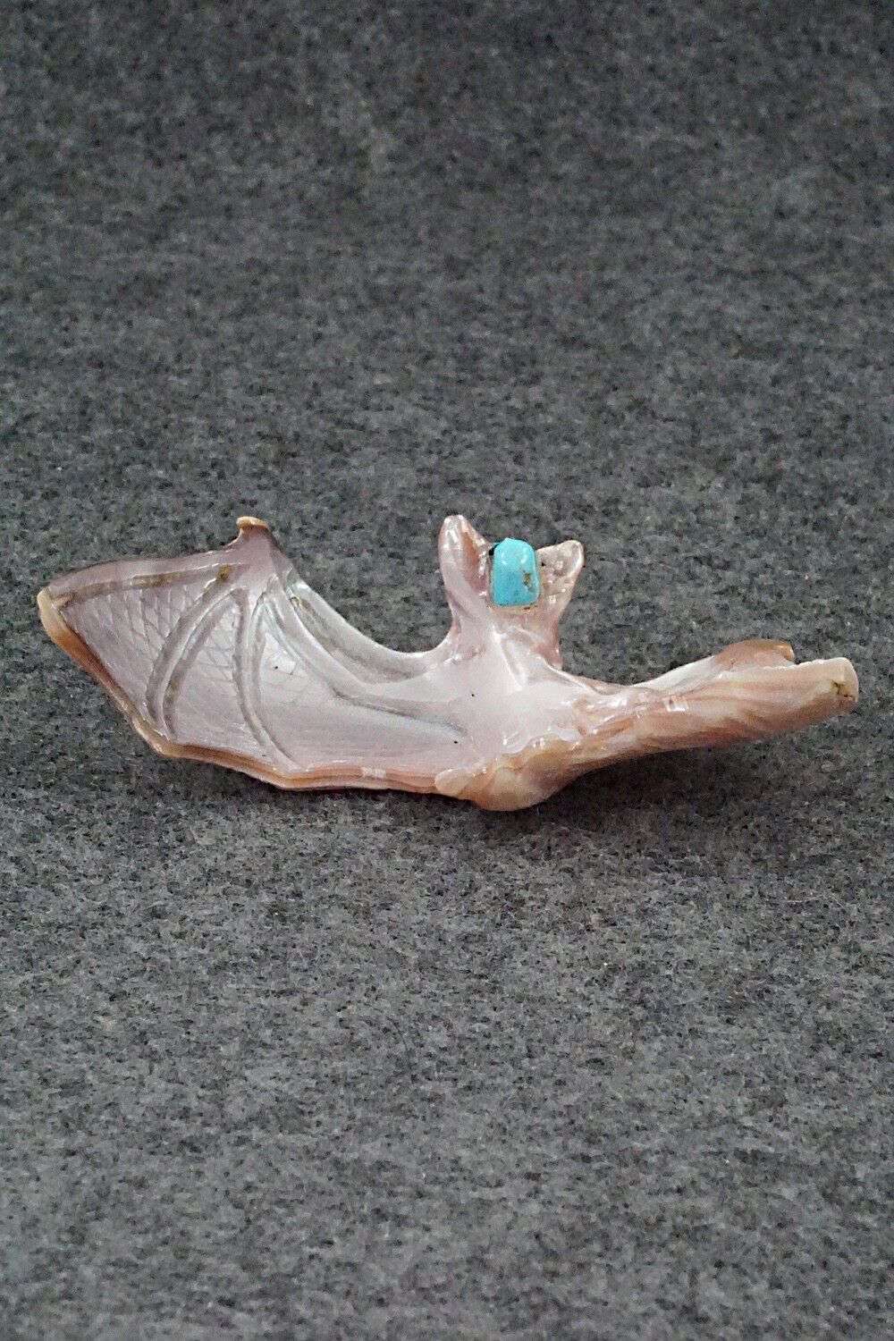 Bat Zuni Fetish Carving - Eric Lonjose