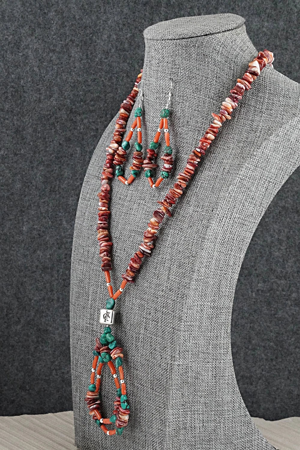 Multi-Stone & Sterling Silver Necklace Set - Erica Brown