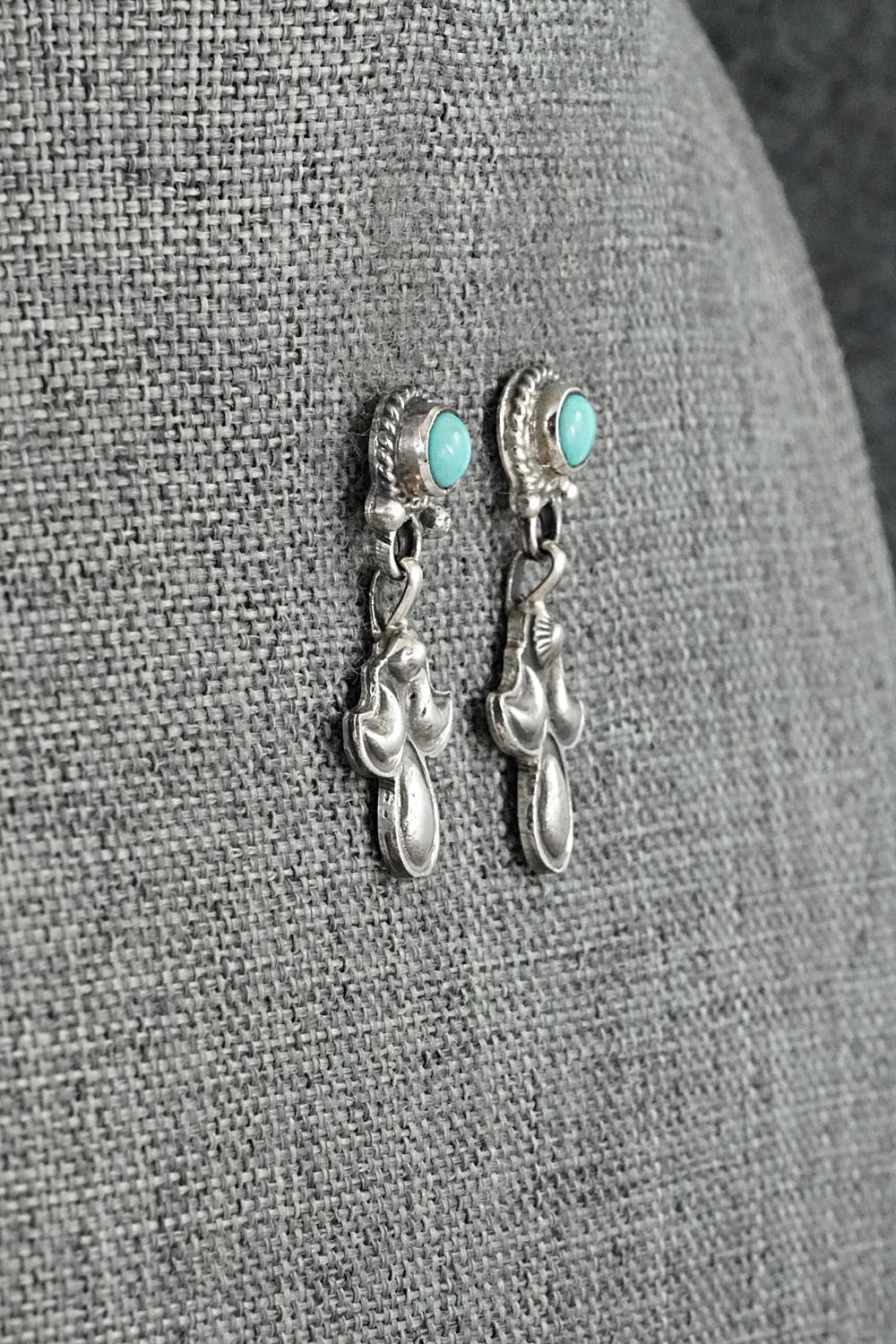 Turquoise & Sterling Silver Earrings - Sharon McCarthy