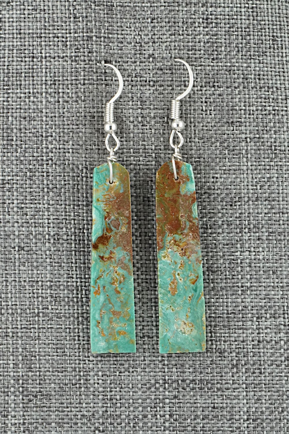 Turquoise & Sterling Silver Earrings - Tammy Nolcot