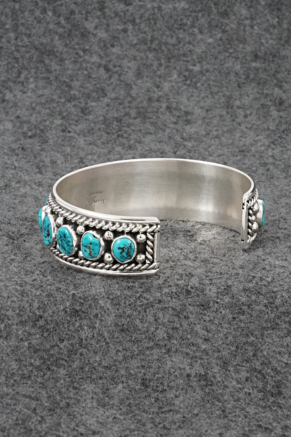 Turquoise & Sterling Silver Bracelet - Chester Charley