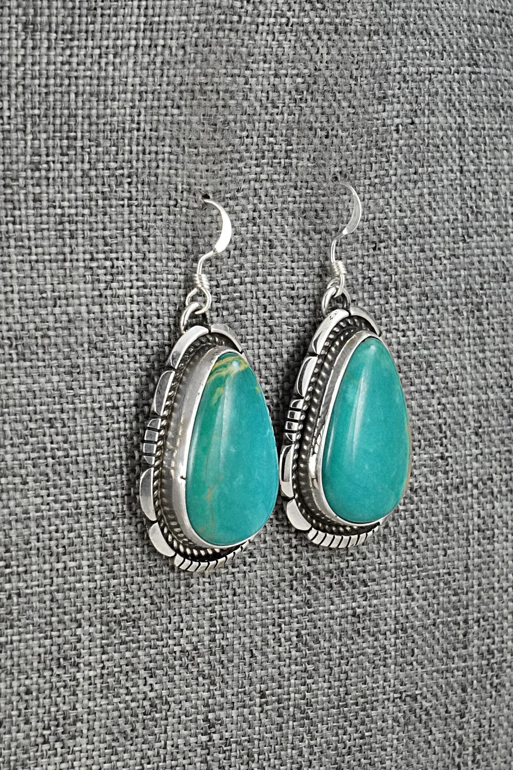 Turquoise & Sterling Silver Earrings - Irene Kee
