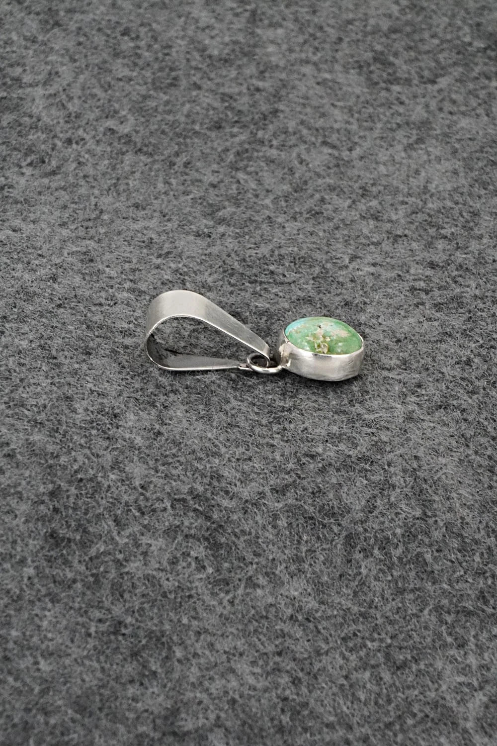 Turquoise & Sterling Silver Pendant - Rosemary Saunders