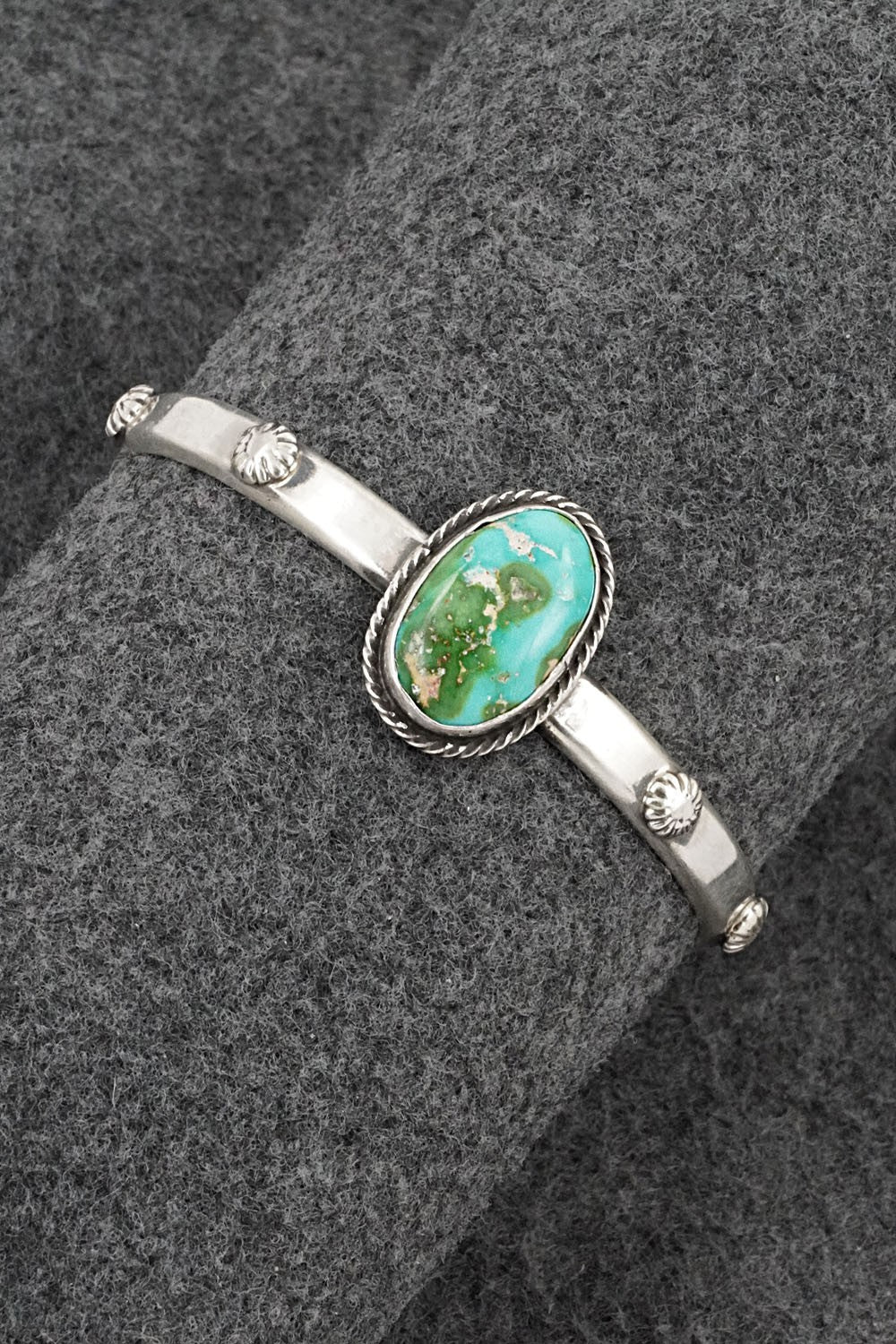 Turquoise & Sterling Silver Bracelet - Samuel Yellowhair