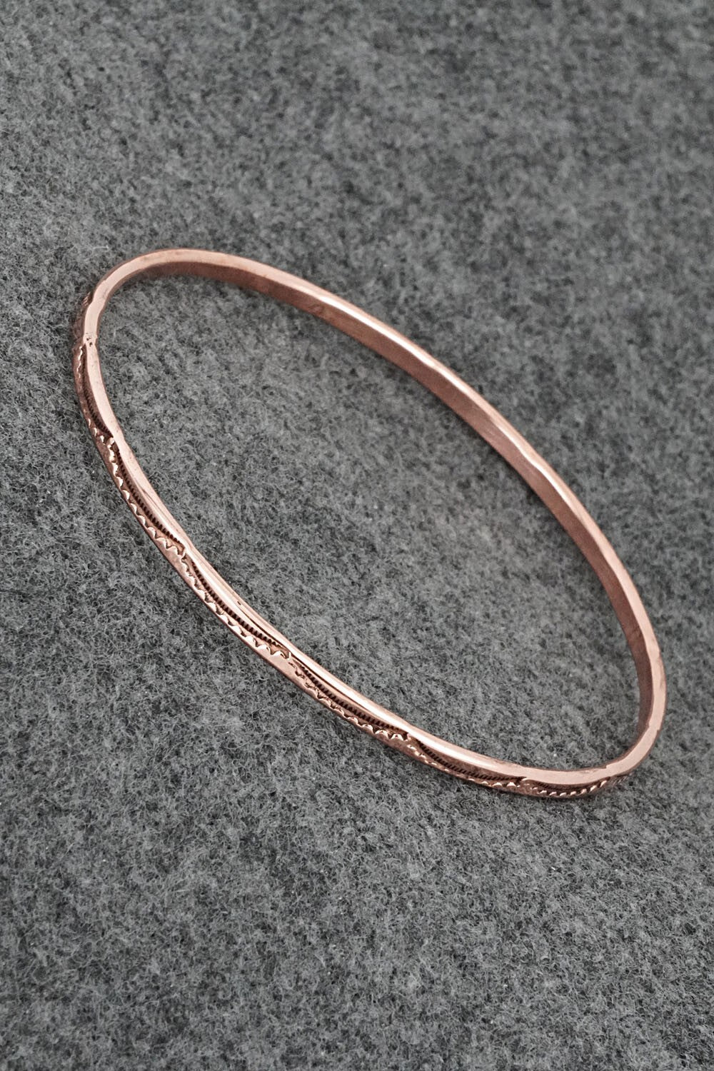 Copper Bangle Bracelet - Elaine Tahe