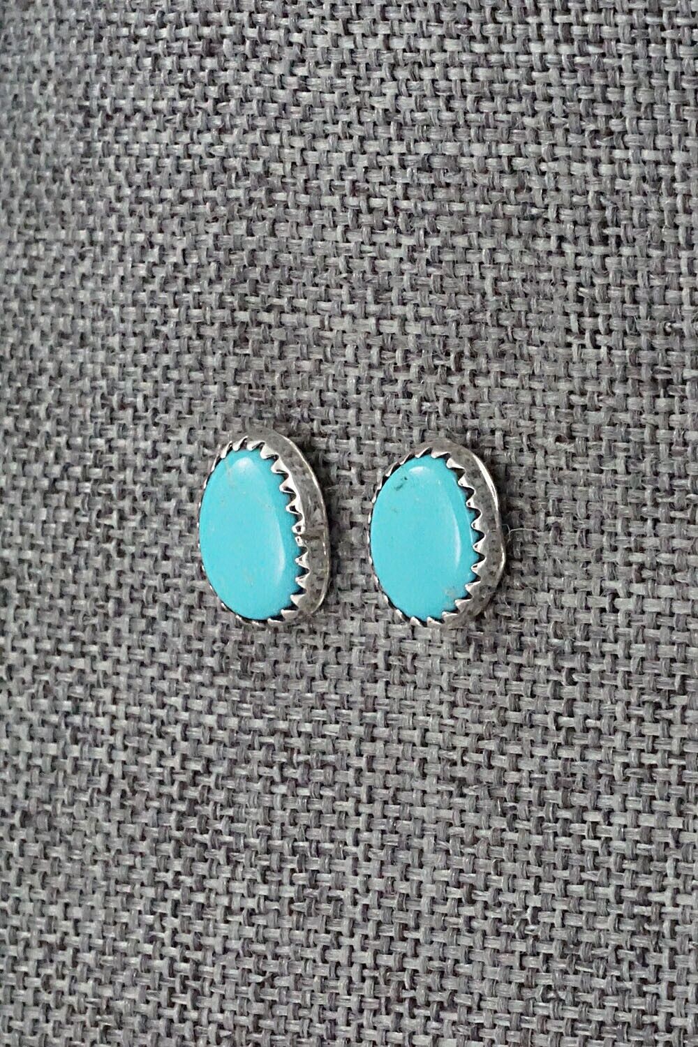 Turquoise & Sterling Silver Earrings - Annie Spencer