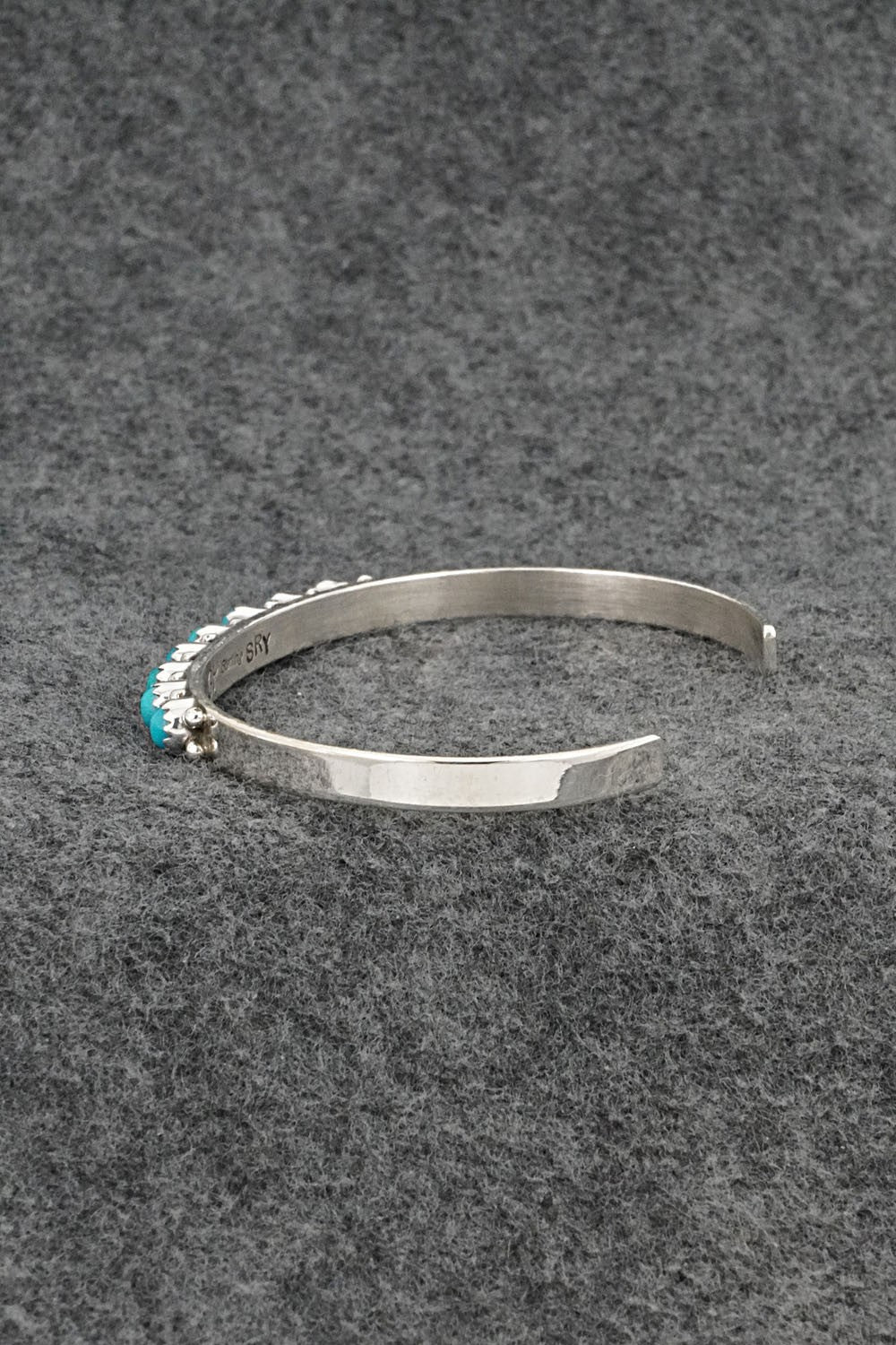 Turquoise & Sterling Silver Bracelet - Gaynell Parker