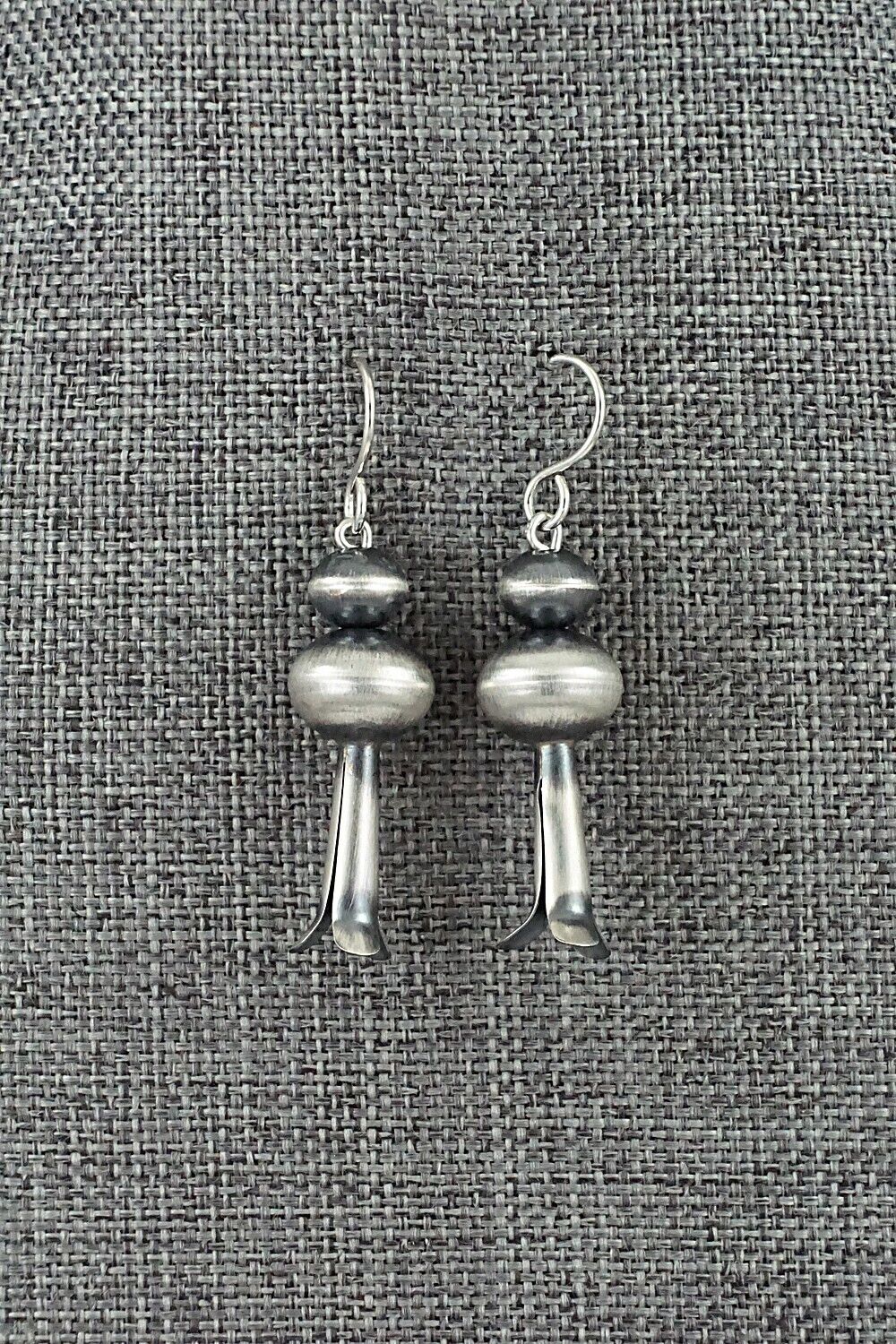 Sterling Silver Navajo Pearl Earrings - Tonisha Haley