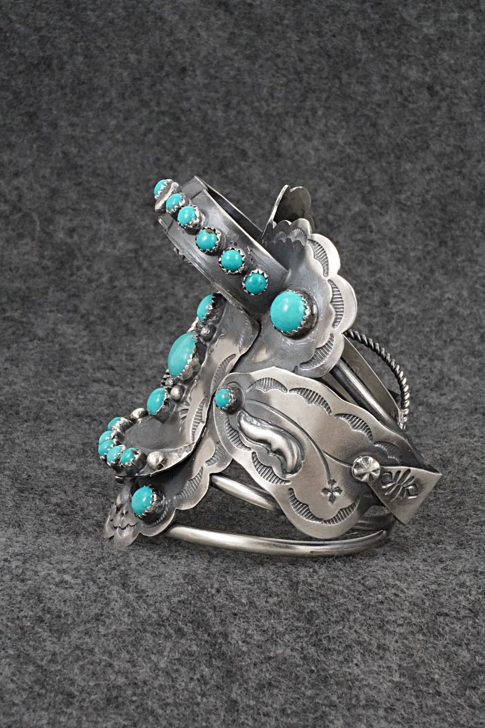 Turquoise & Sterling Silver Bracelet - Tim Yazzie