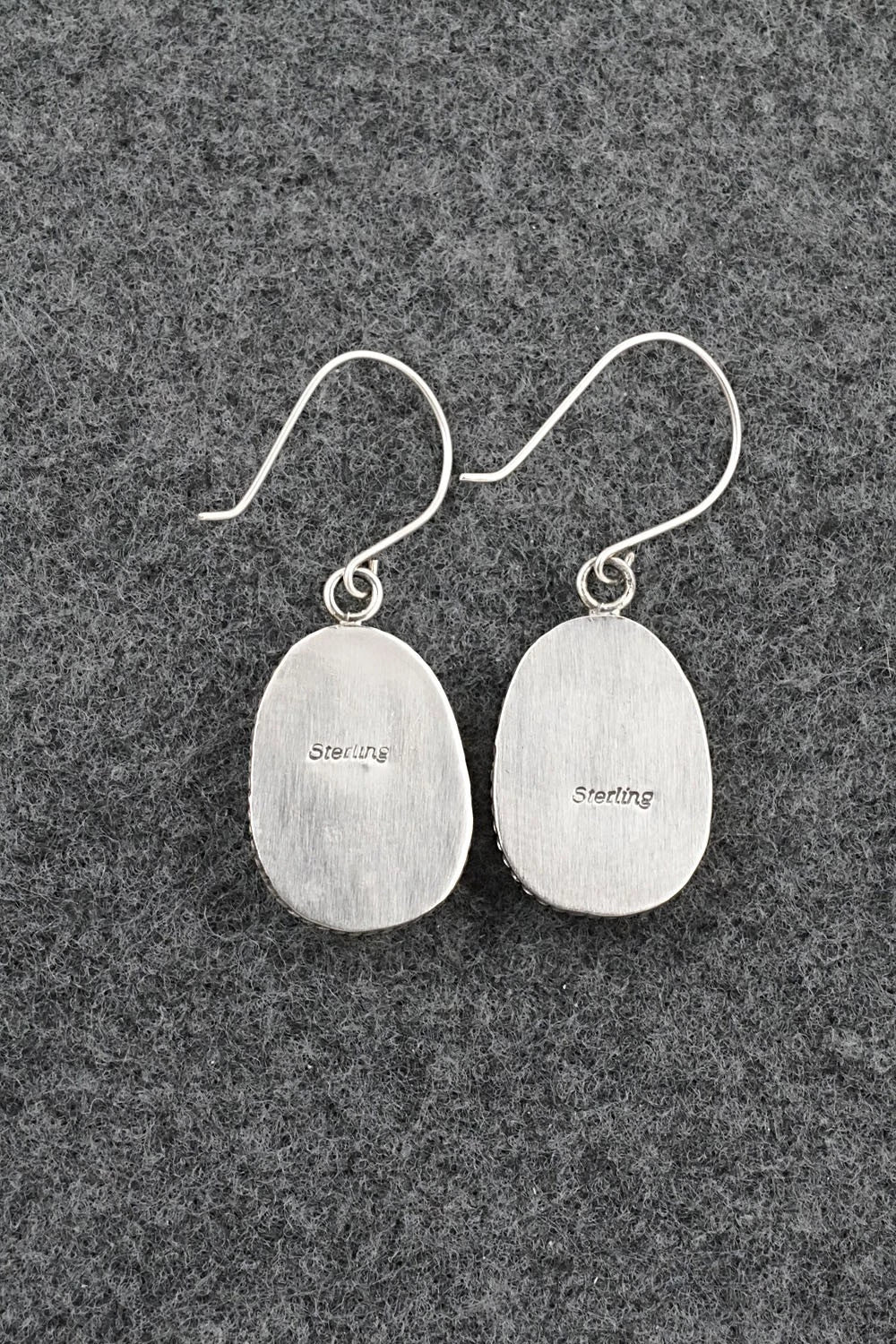Turquoise & Sterling Silver Earrings - Rosemary Saunders