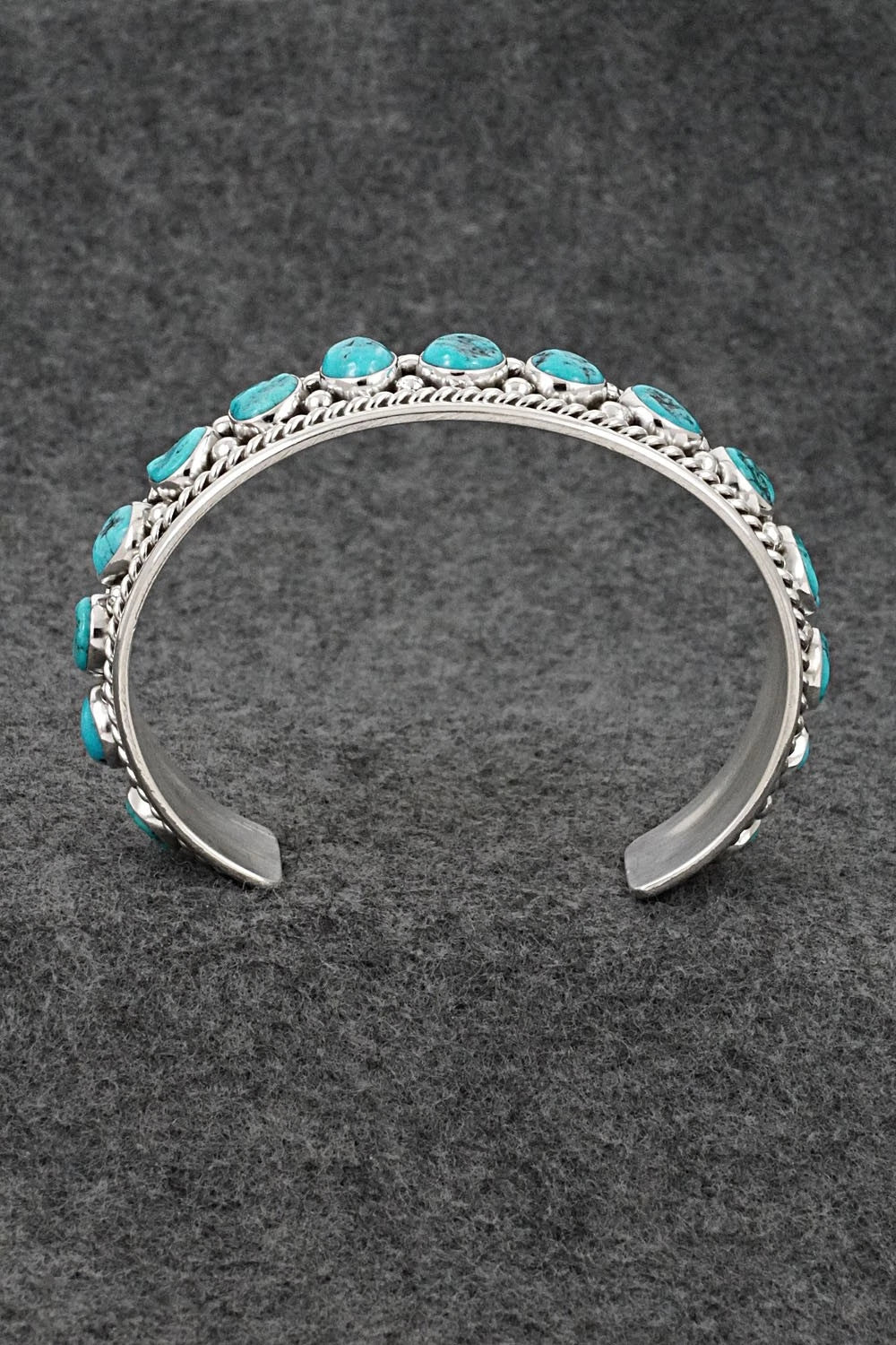 Turquoise & Sterling Silver Bracelet - Chester Charley